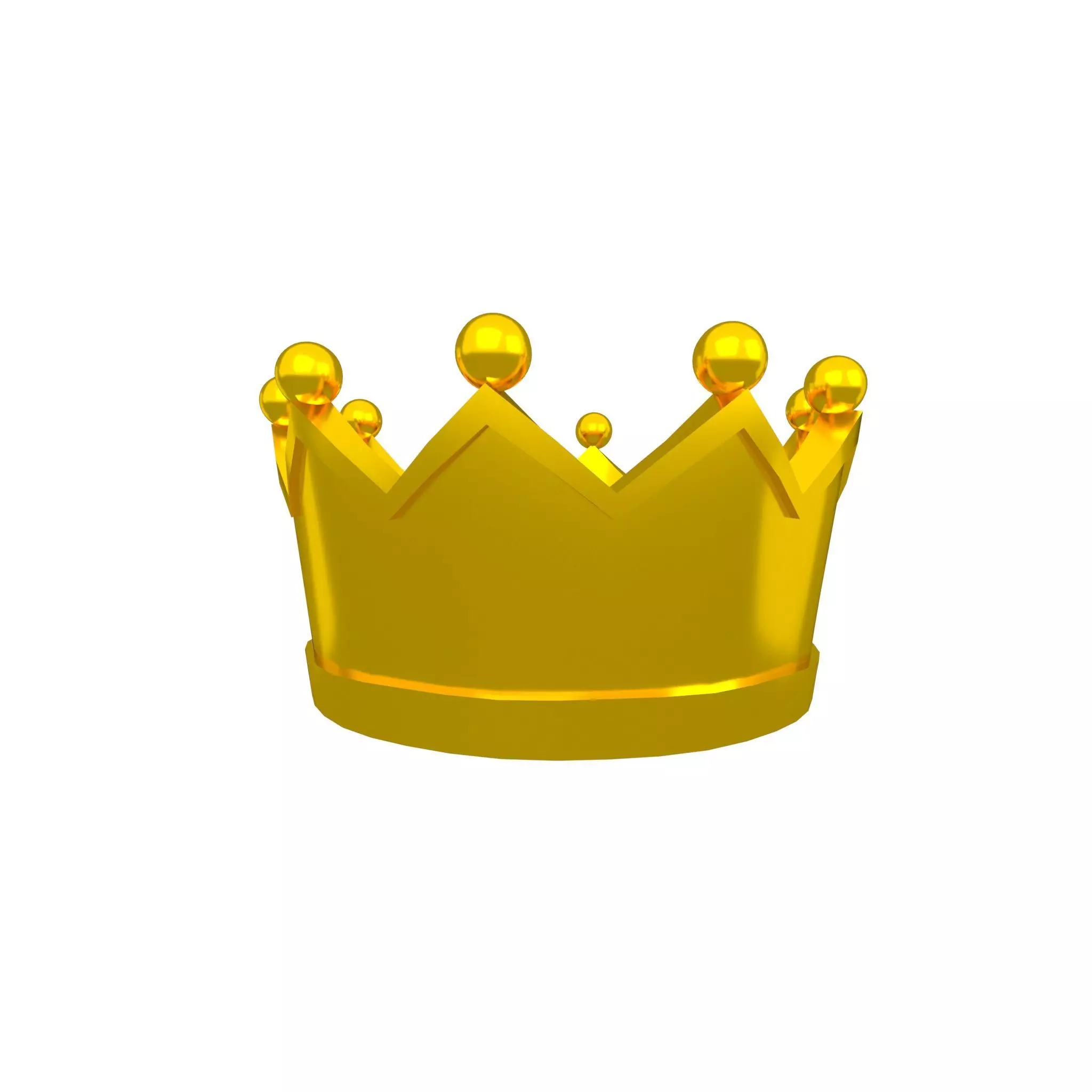 Crown v2 007 Low-poly 3D model_0