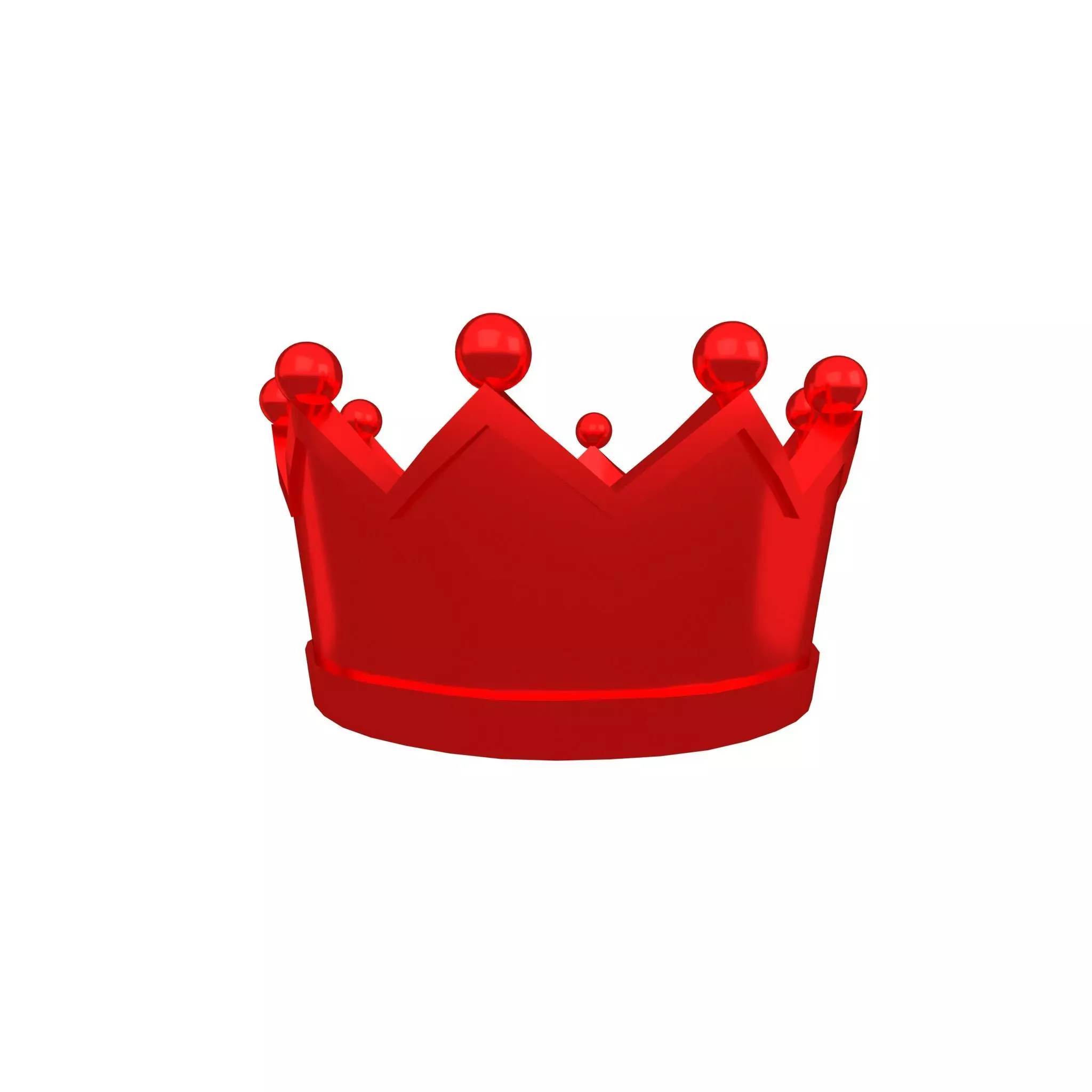 Crown v2 009 Low-poly 3D model_0