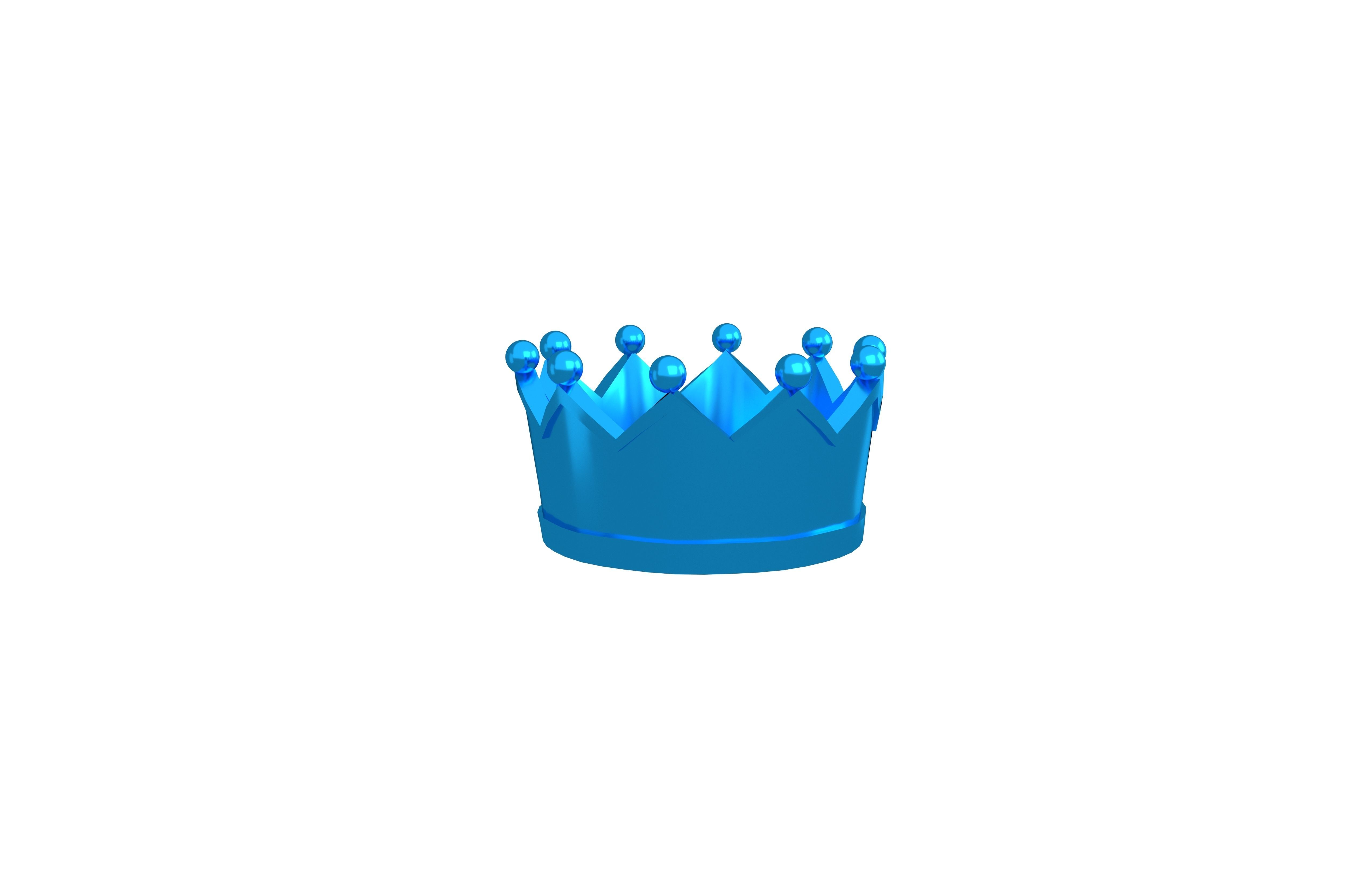 Crown v2 010 Low-poly 3D model_3