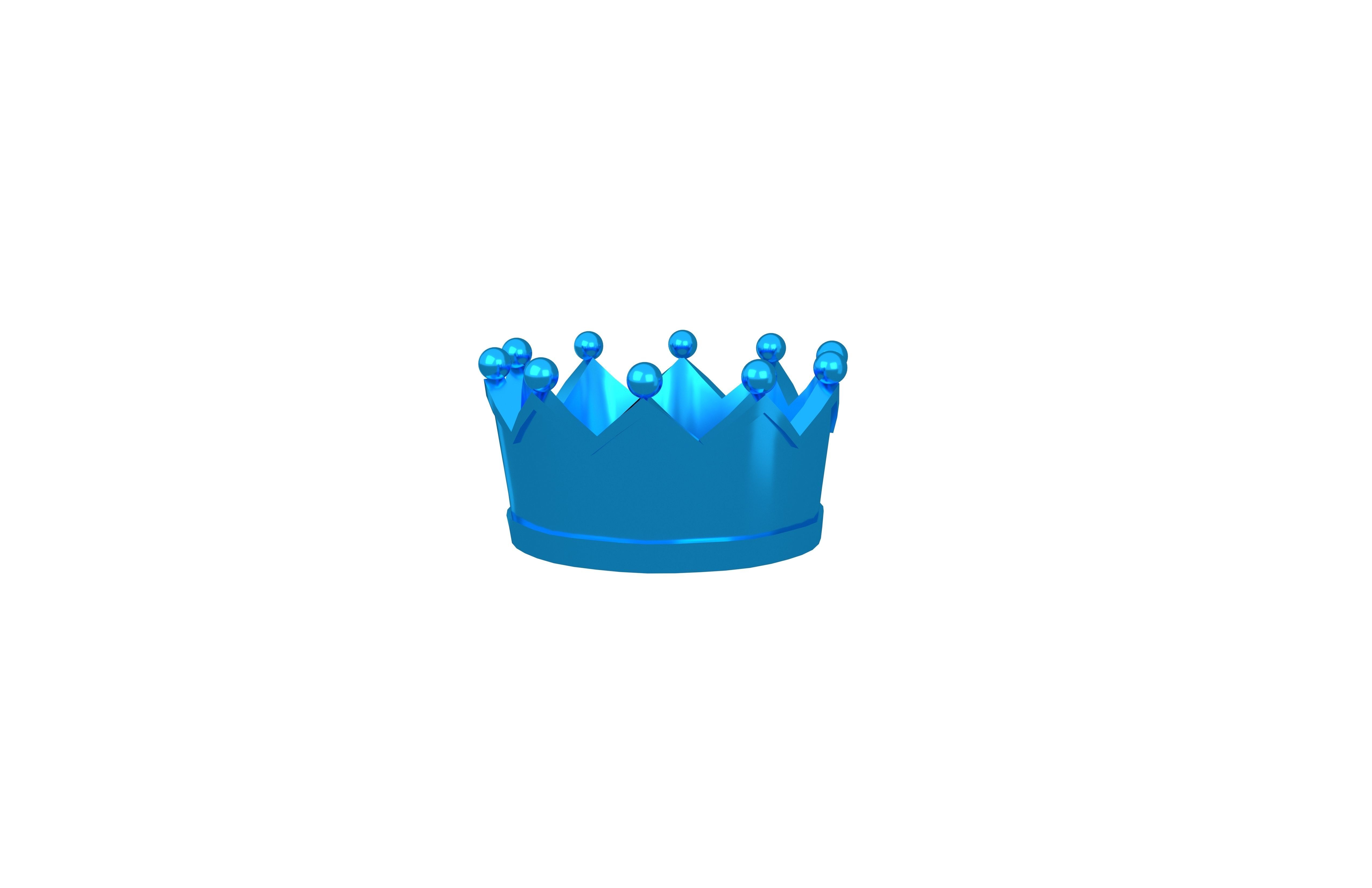 Crown v2 010 Low-poly 3D model_2