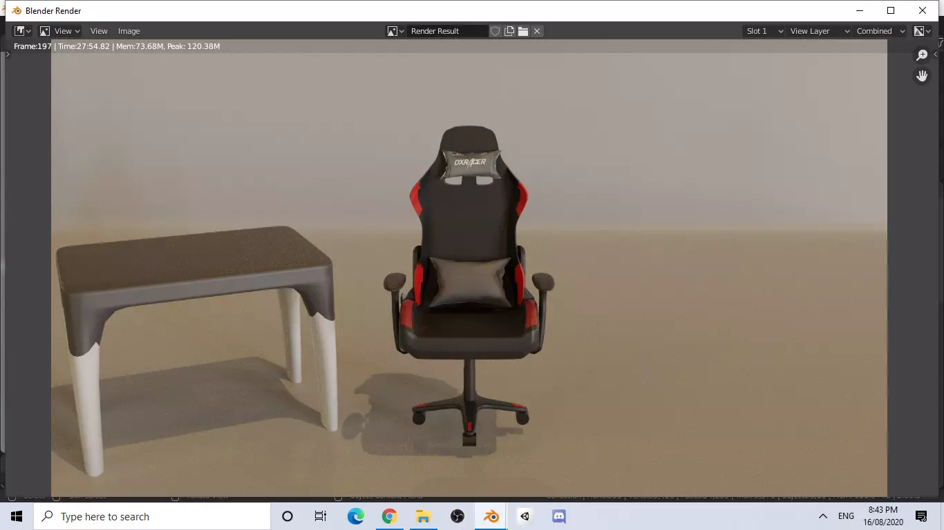 DXRACER GAMING CHAIR 3D model_0