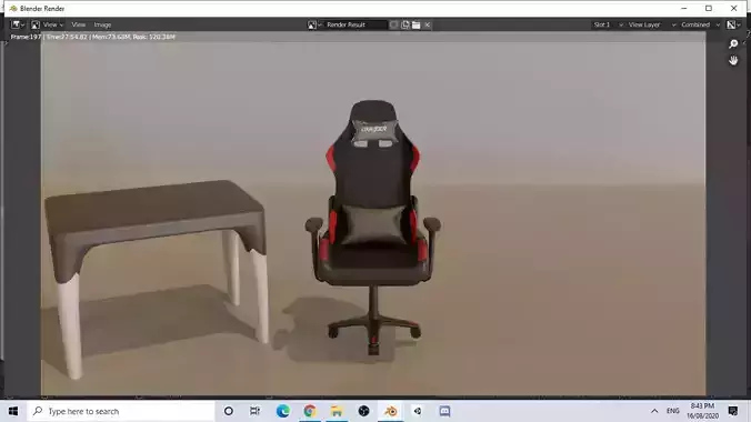 DXRACER GAMING CHAIR 3D model