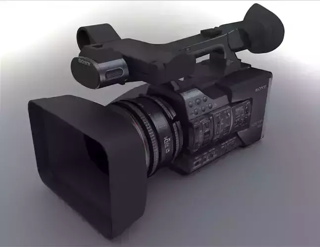 Camcorder video camera Free 3D model
