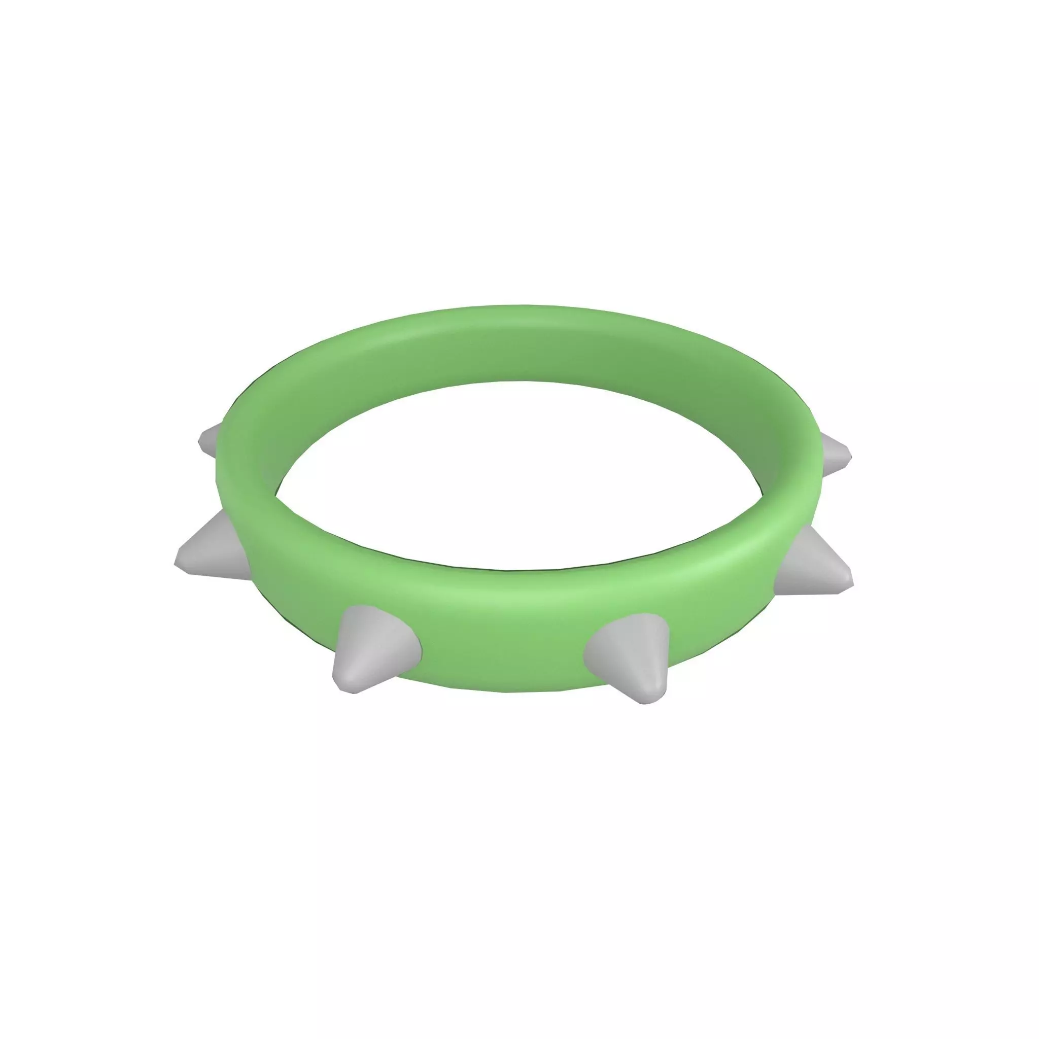 Spiked Collar v1 006 Low-poly 3D model_0