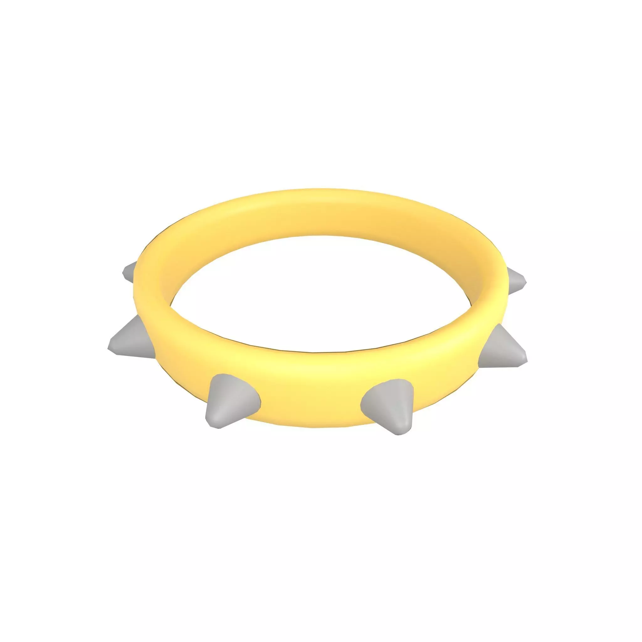 Spiked Collar v1 008 Low-poly 3D model