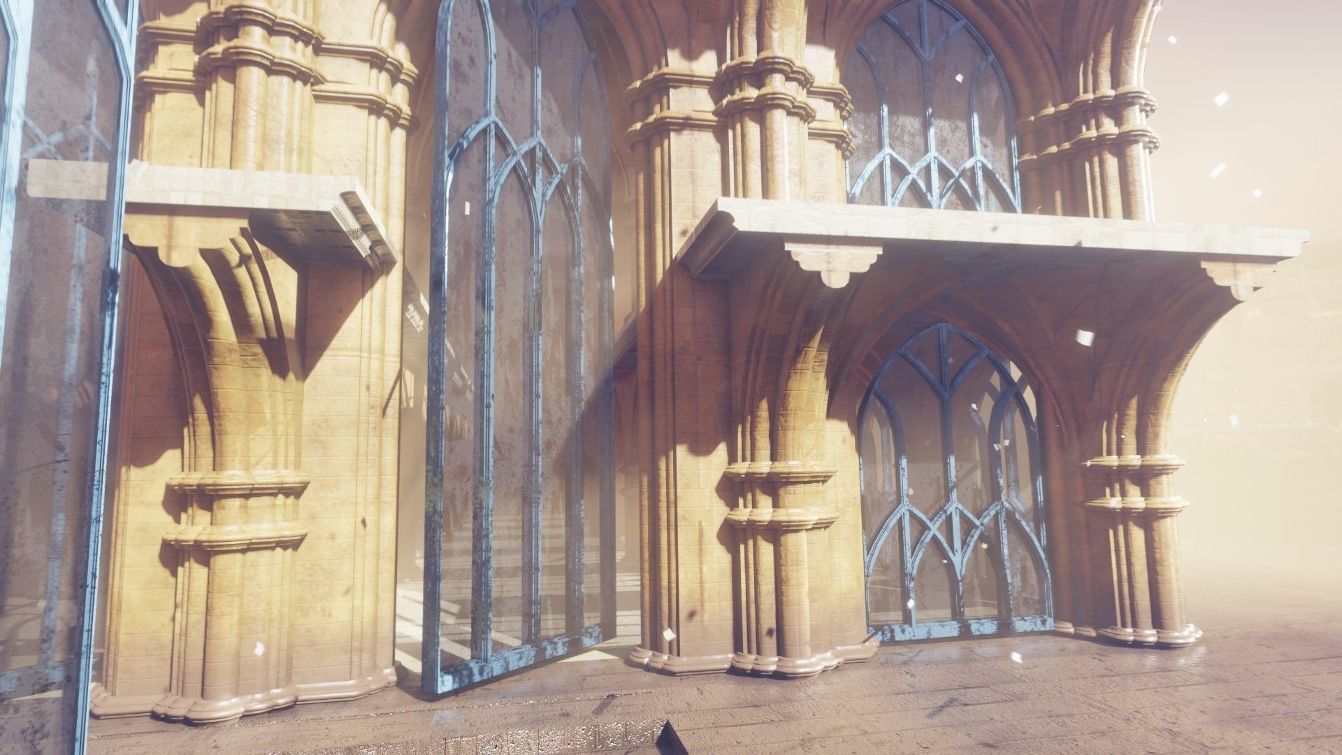 3d architecture classic building 3D model_2