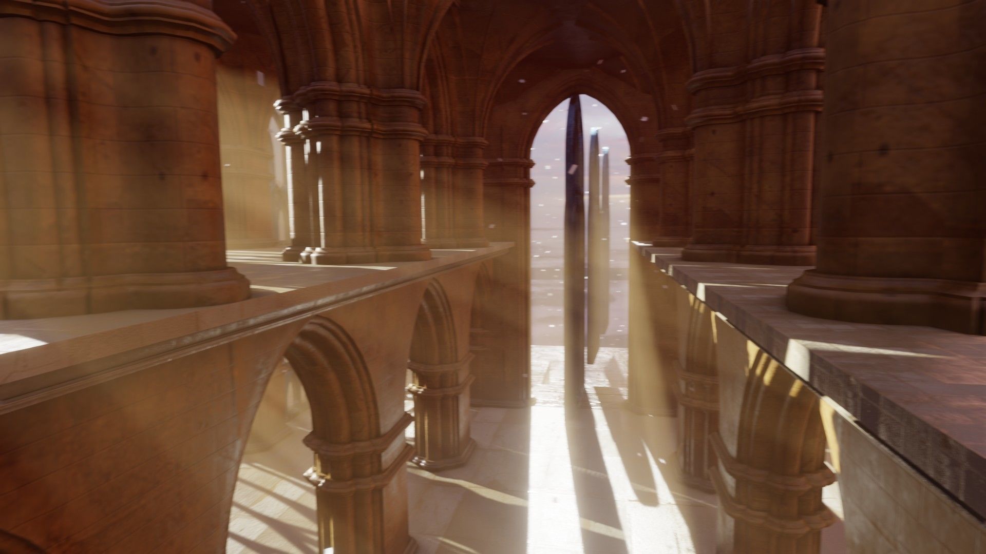 3d architecture classic building 3D model_7