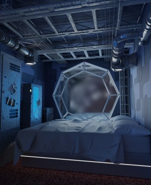 Space Tourism Station 3D model_8