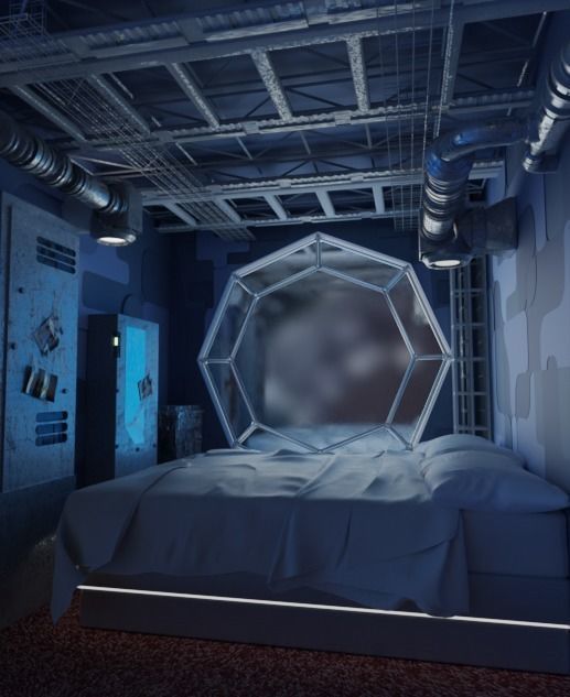 Space Tourism Station 3D model_9