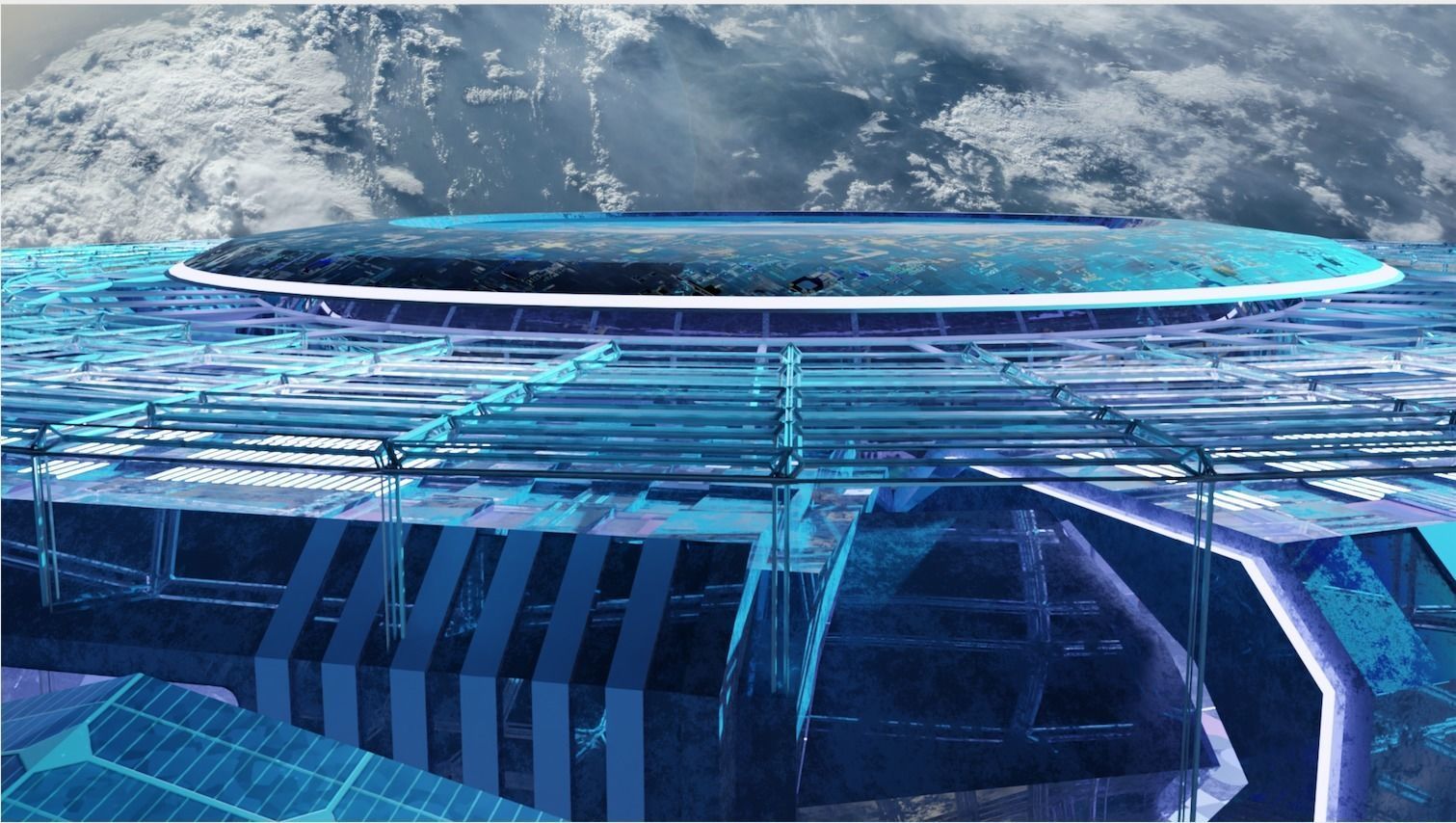 Space Tourism Station 3D model_3