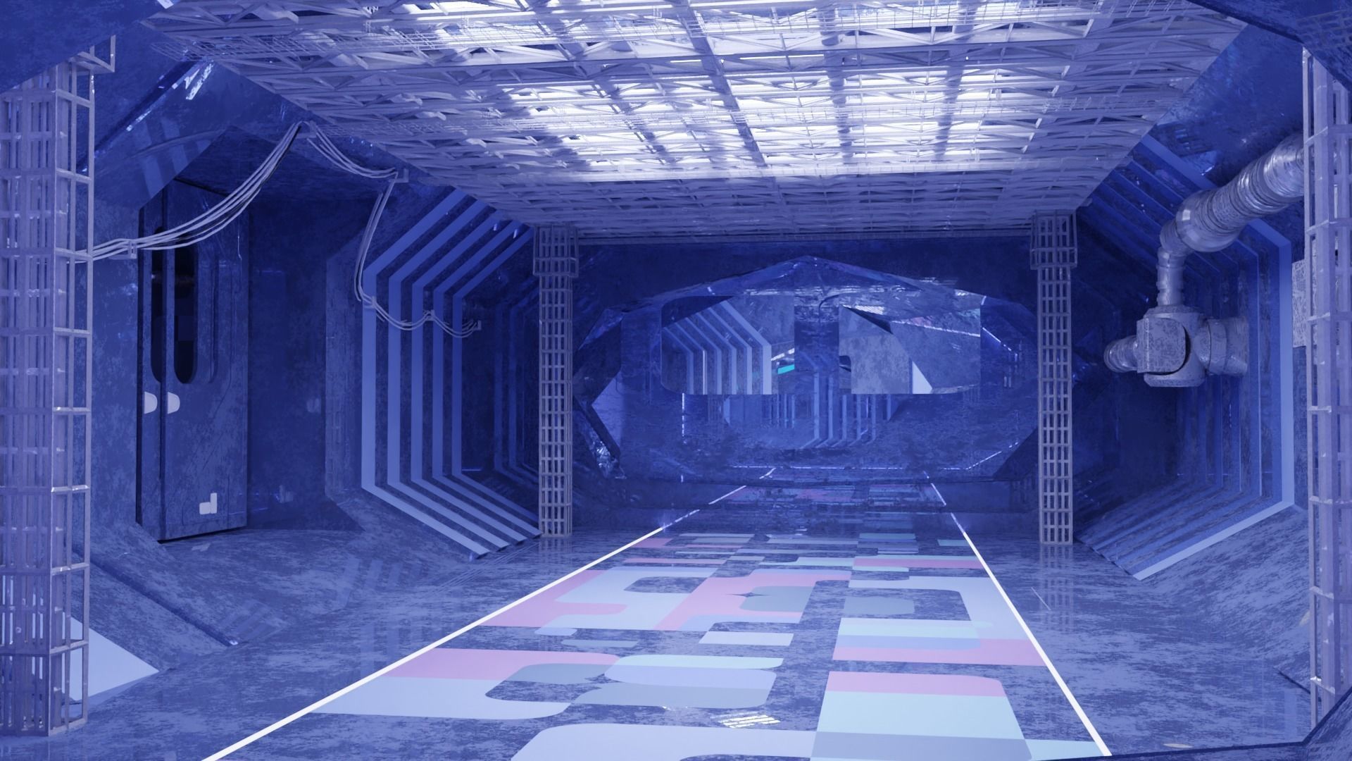 Space Tourism Station 3D model_2