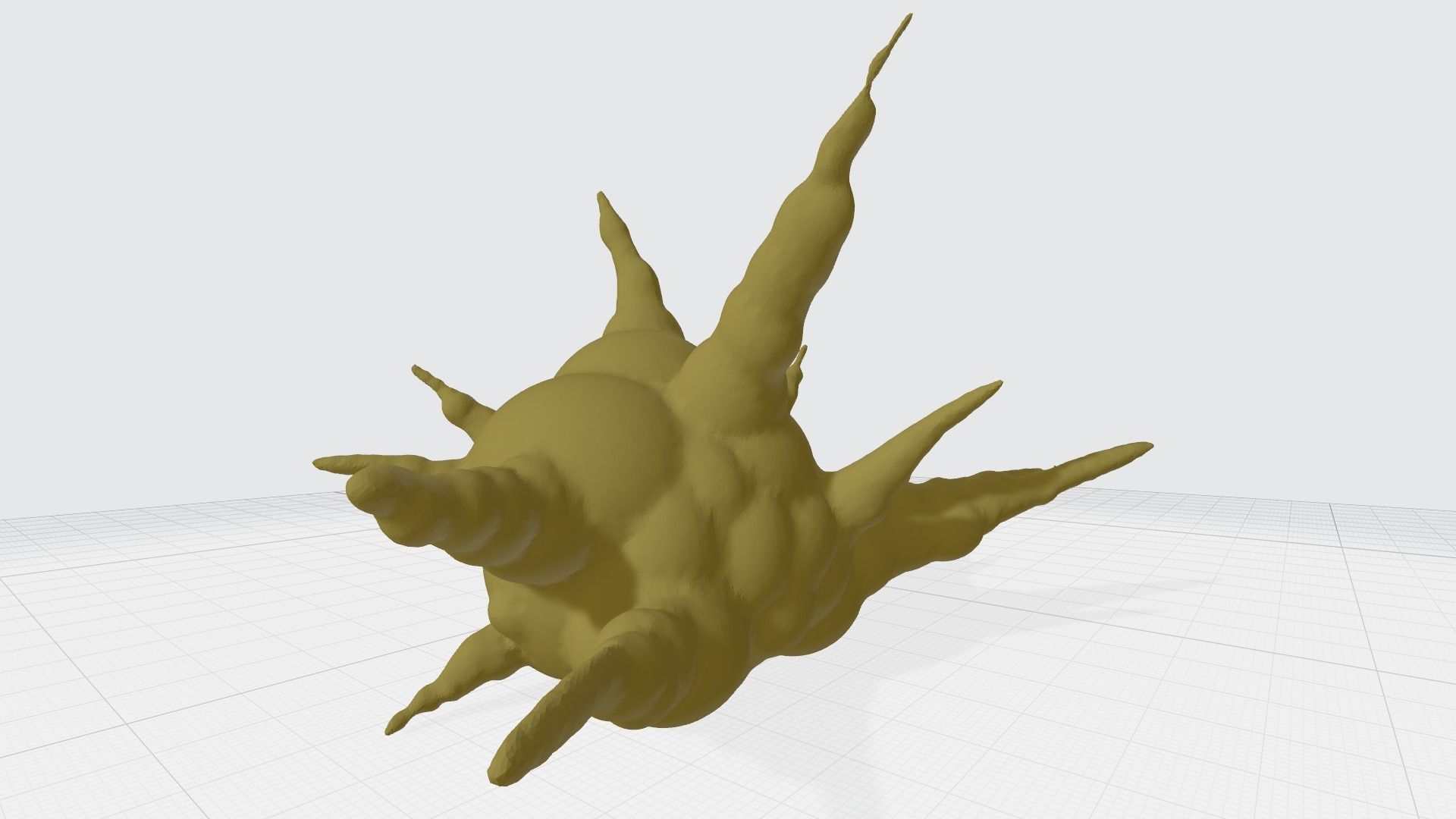 Enhanced Action Explosion Effect part Free 3D print model_2