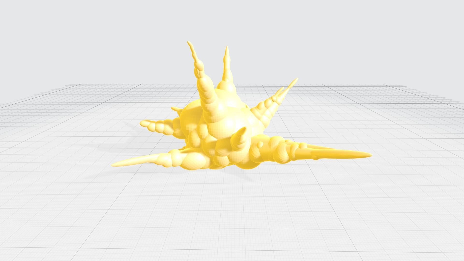 Enhanced Action Explosion Effect part Free 3D print model_1