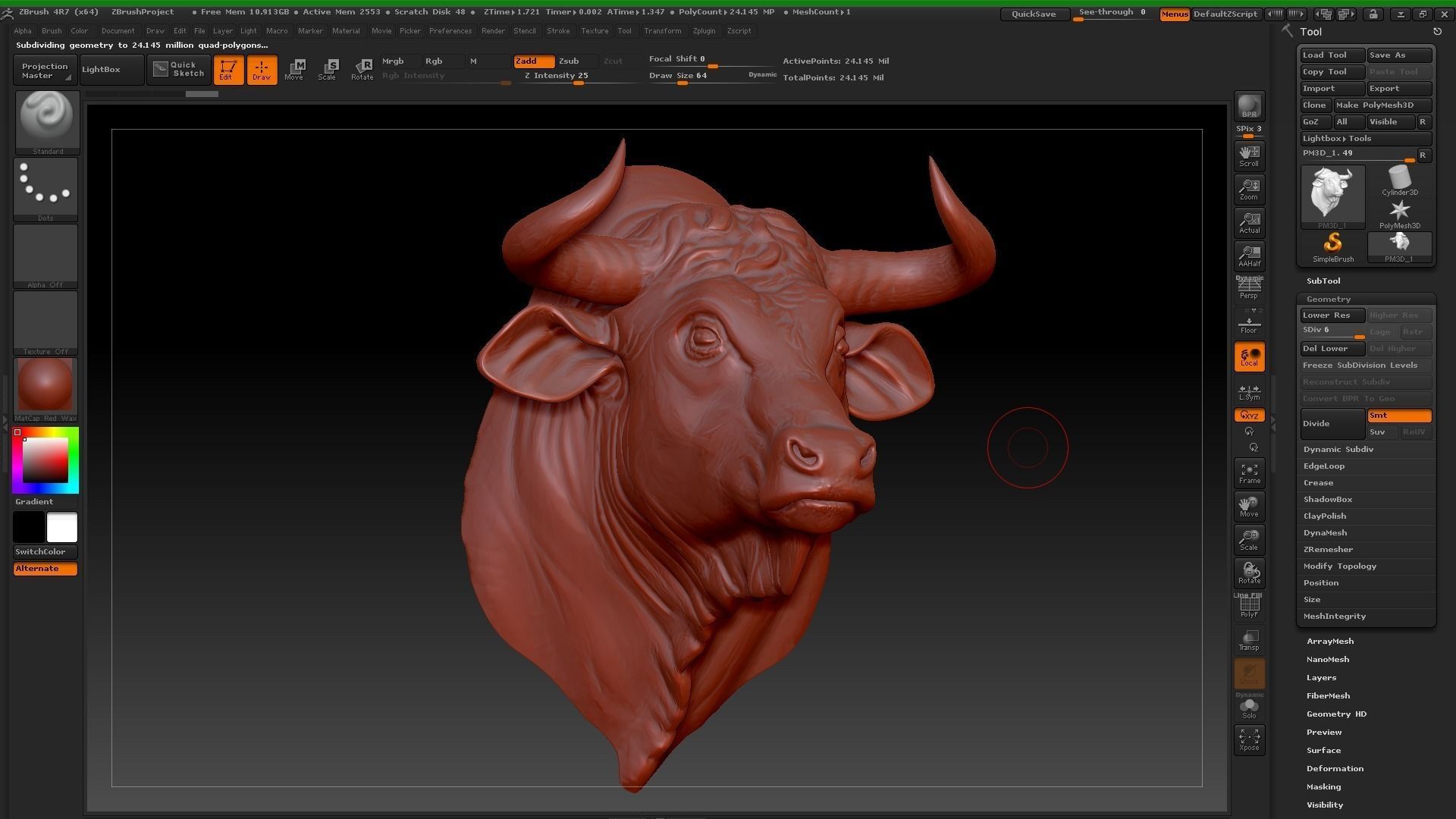  Bull Print 3d model 1 3D print model_2
