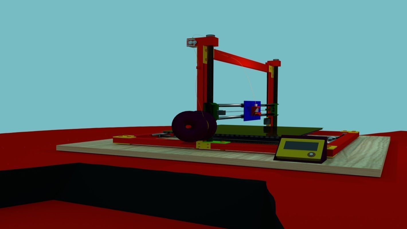 3d printer by haydon 3D model_3