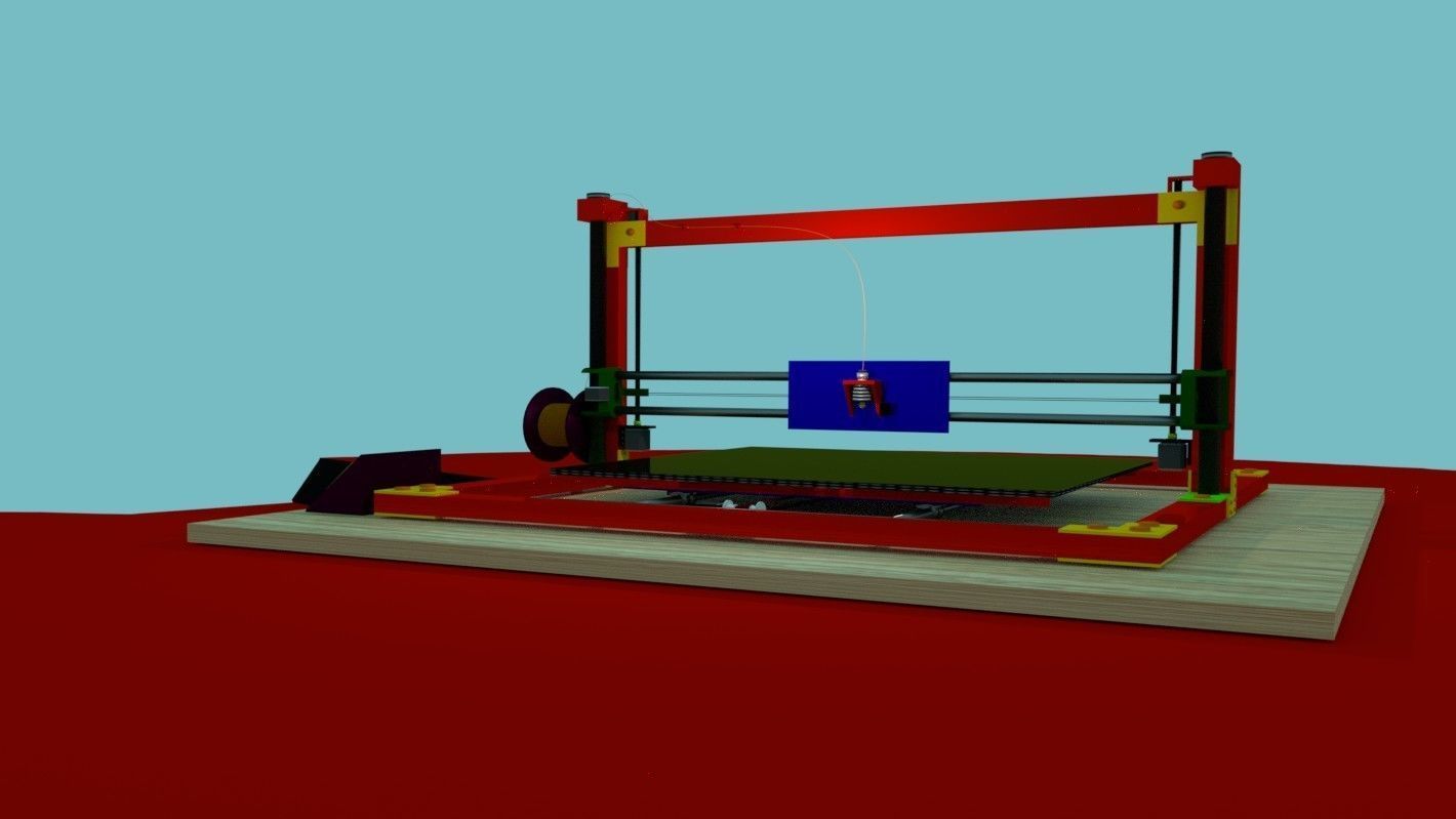 3d printer by haydon 3D model_2