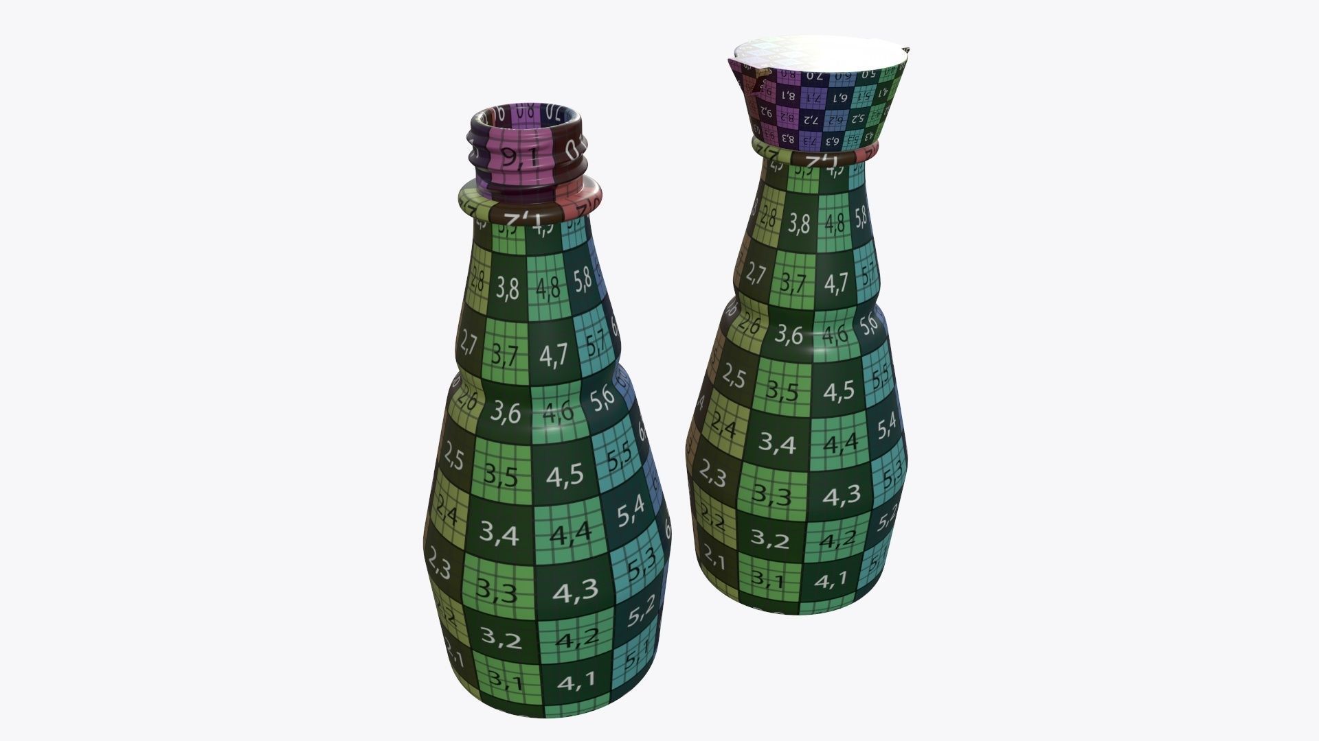 Soy sauce in a bottle 02 3D model_13