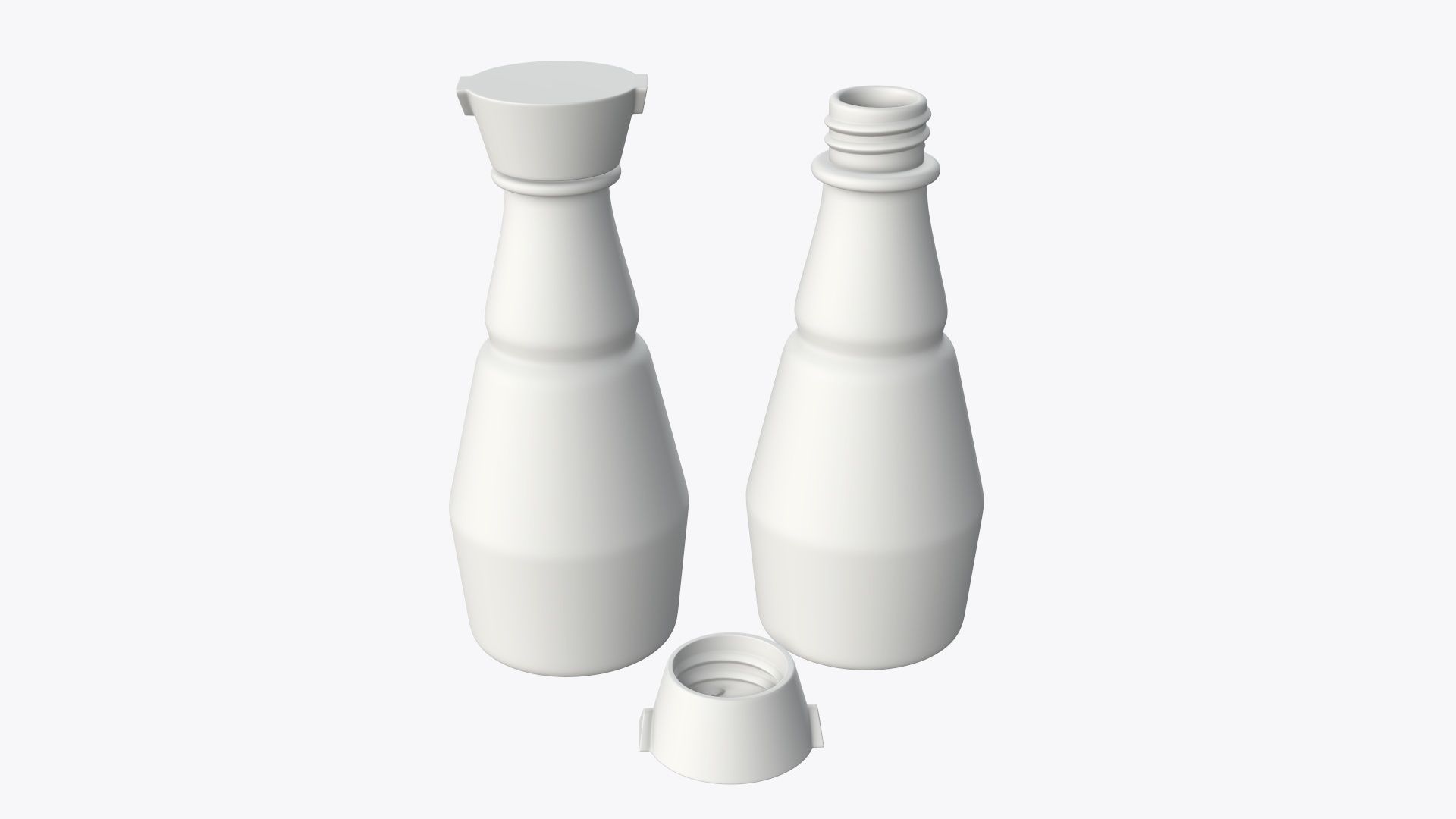 Soy sauce in a bottle 02 3D model_3