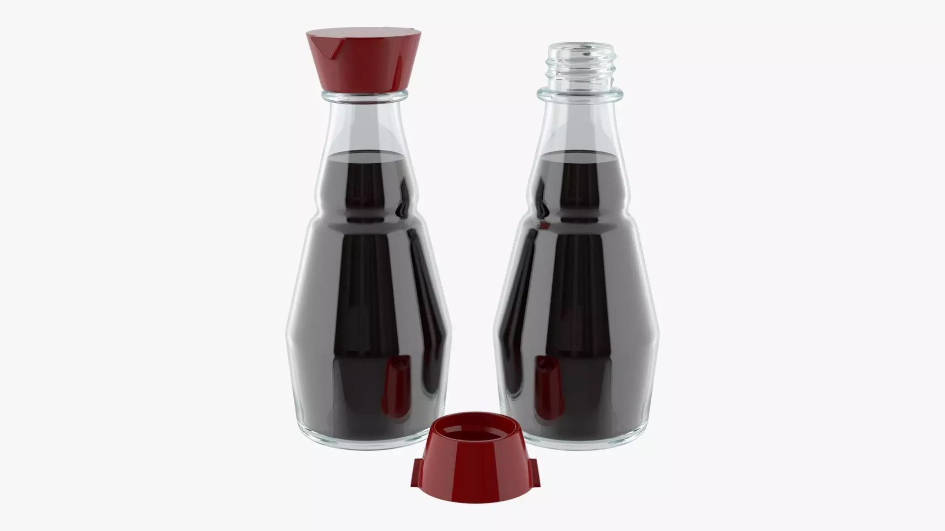 Soy sauce in a bottle 02 3D model_0