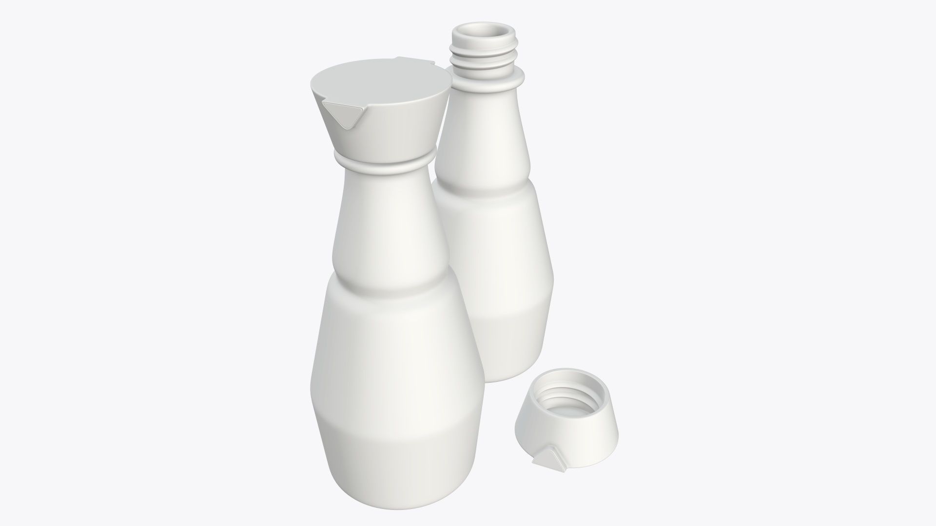 Soy sauce in a bottle 02 3D model_4
