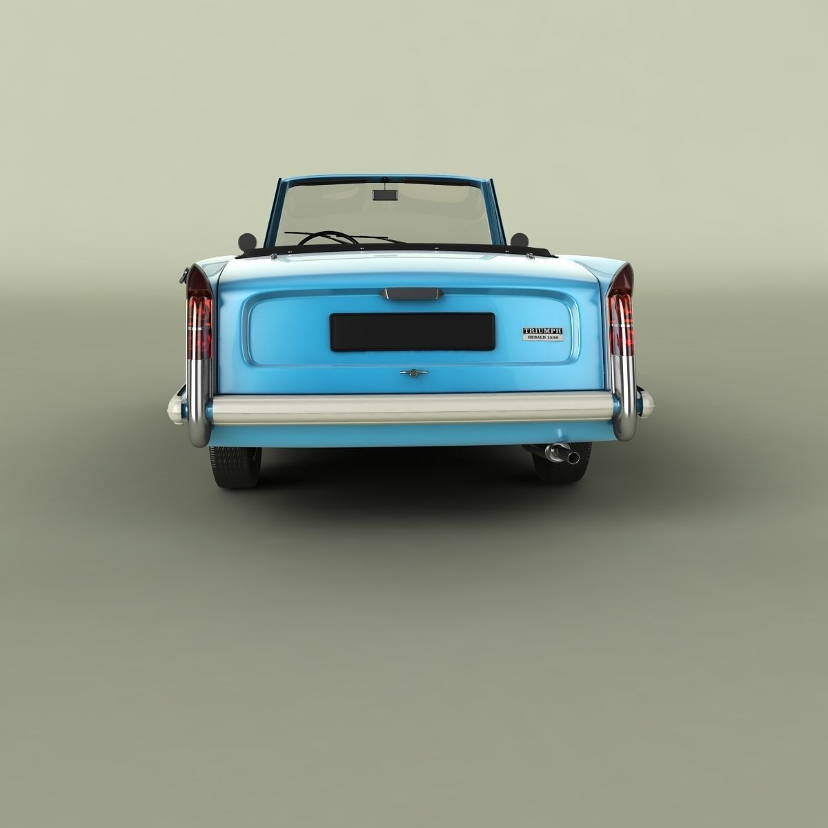 Triumph Herald 13 60 Convertible 3D model_9
