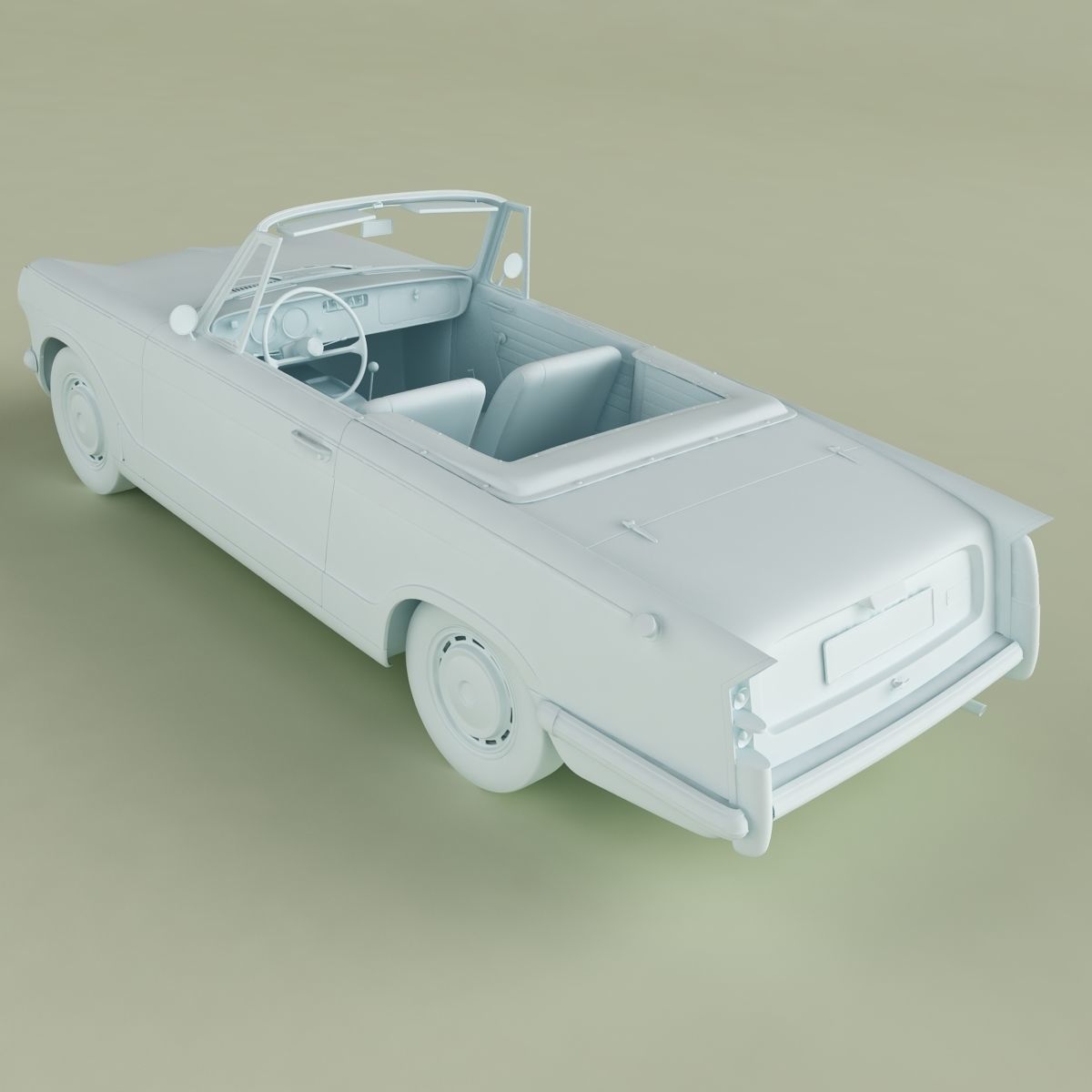 Triumph Herald 13 60 Convertible 3D model_5