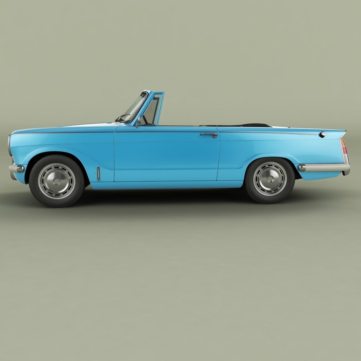 Triumph Herald 13 60 Convertible 3D model_1