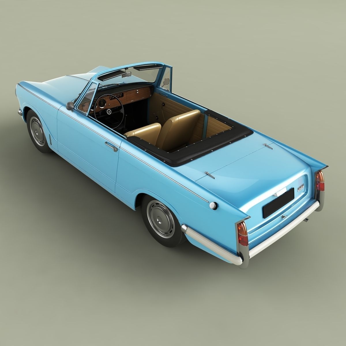 Triumph Herald 13 60 Convertible 3D model_13
