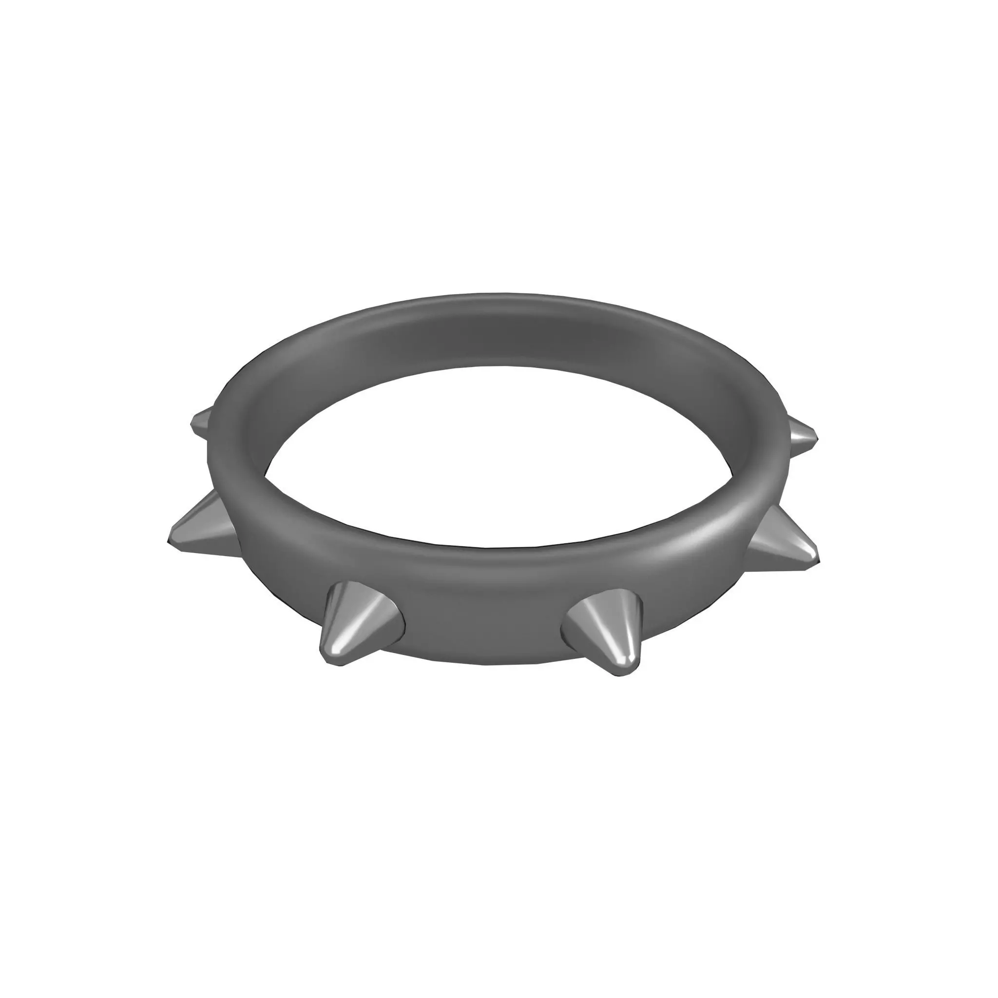 Spiked Collar v1 009 Low-poly 3D model