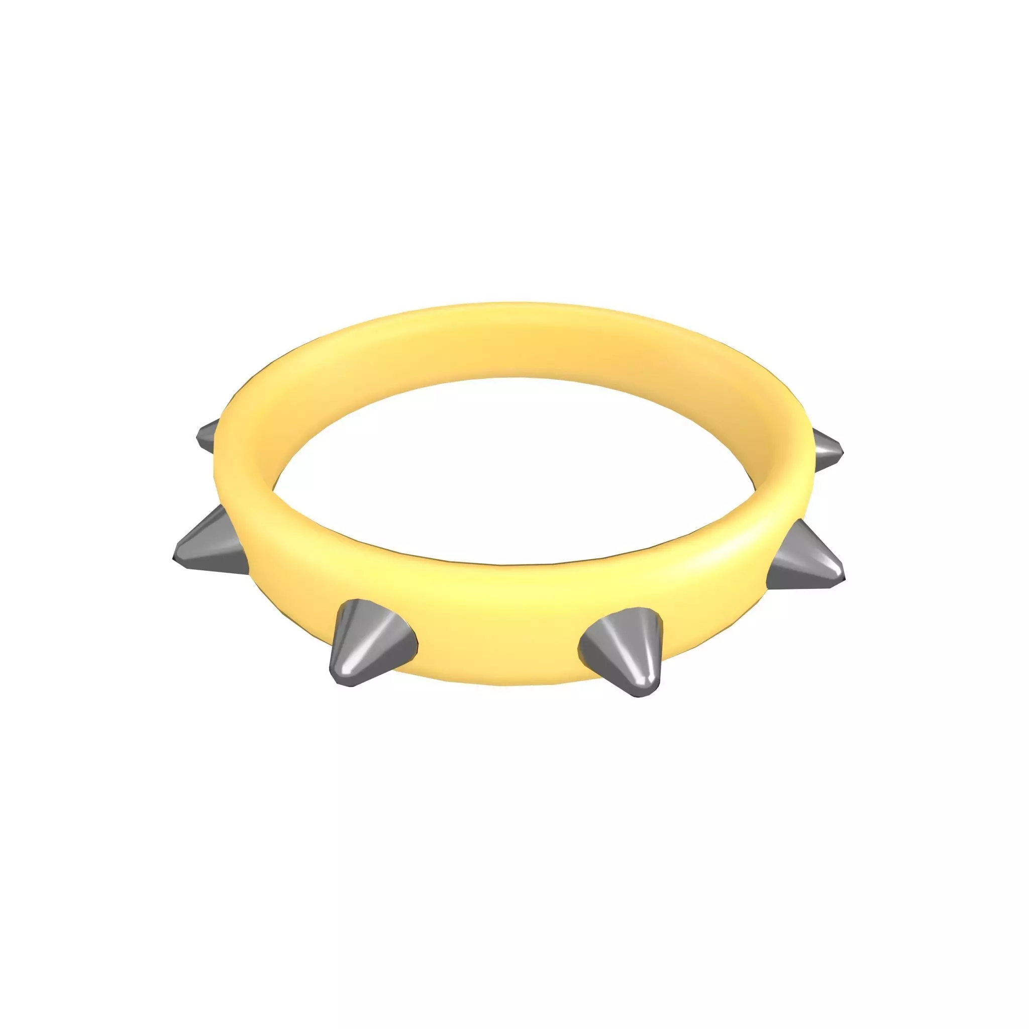 Spiked Collar v1 016 Low-poly 3D model_0