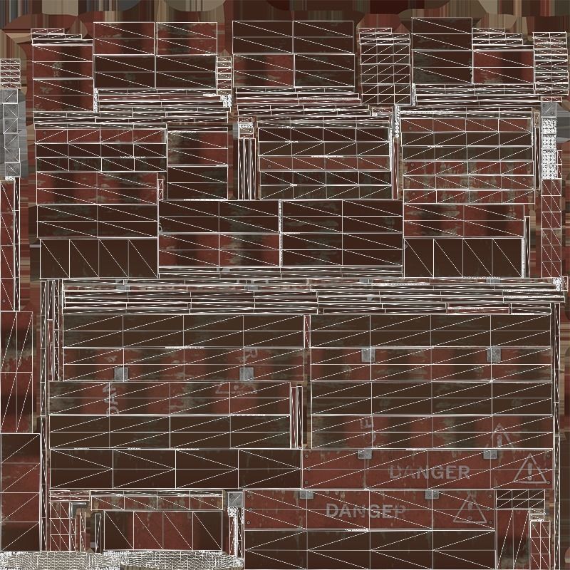 Ammo Crate Collection Low-poly 3D model_9