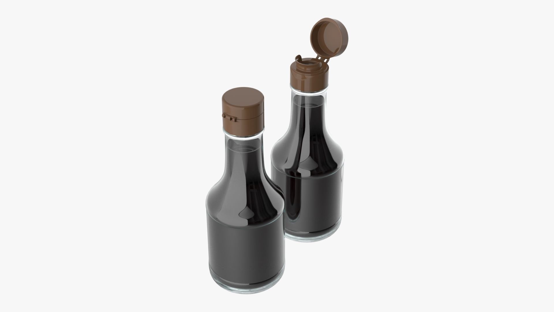 Soy sauce in a bottle 05 3D model_1