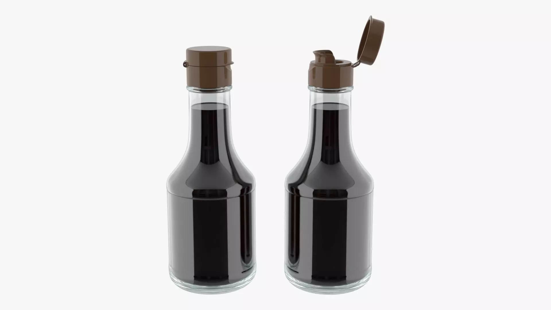 Soy sauce in a bottle 05 3D model_0