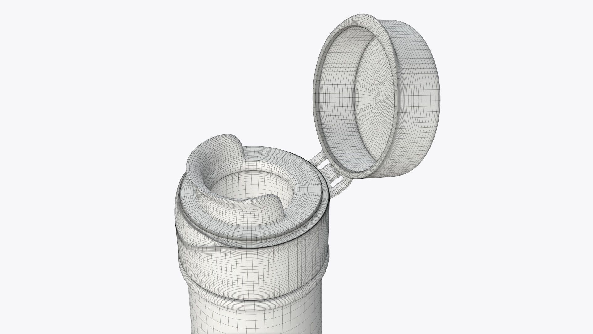 Soy sauce in a bottle 05 3D model_10