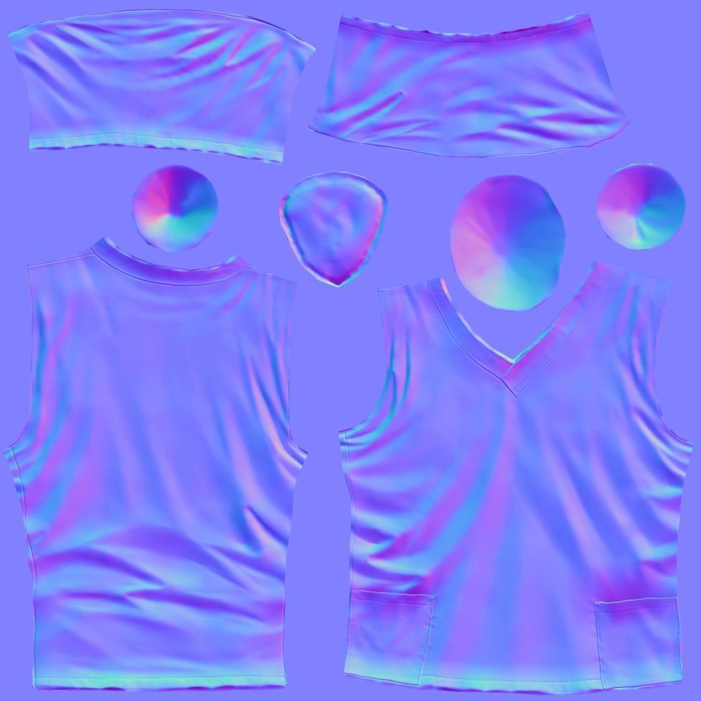 Male Female Character Low-poly 3D model_24