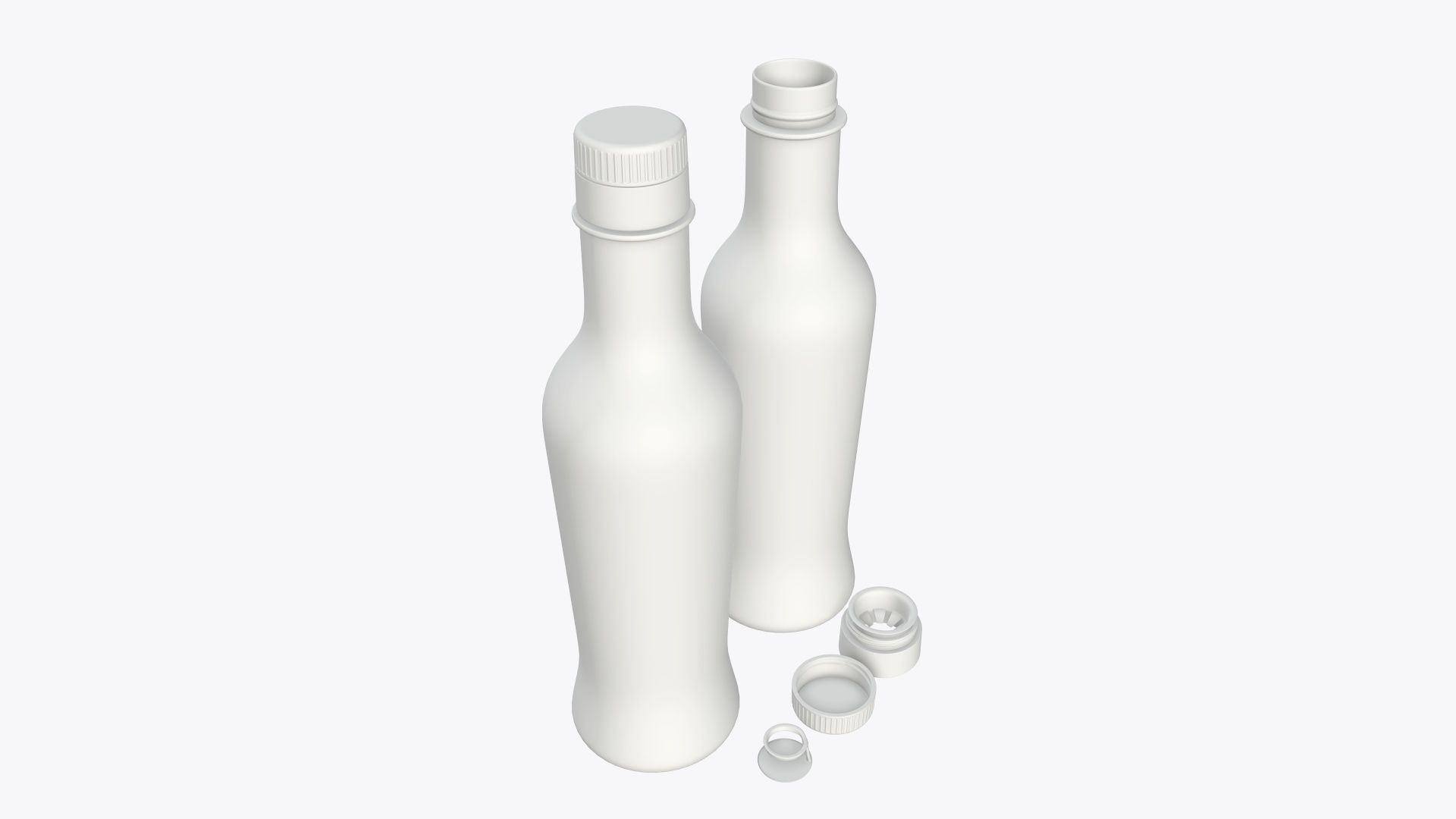 Soy sauce in a bottle 07 3D model_4
