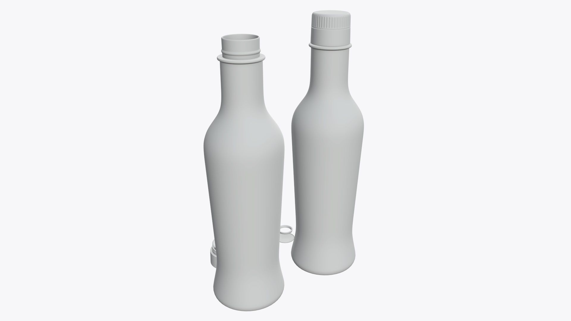 Soy sauce in a bottle 07 3D model_5