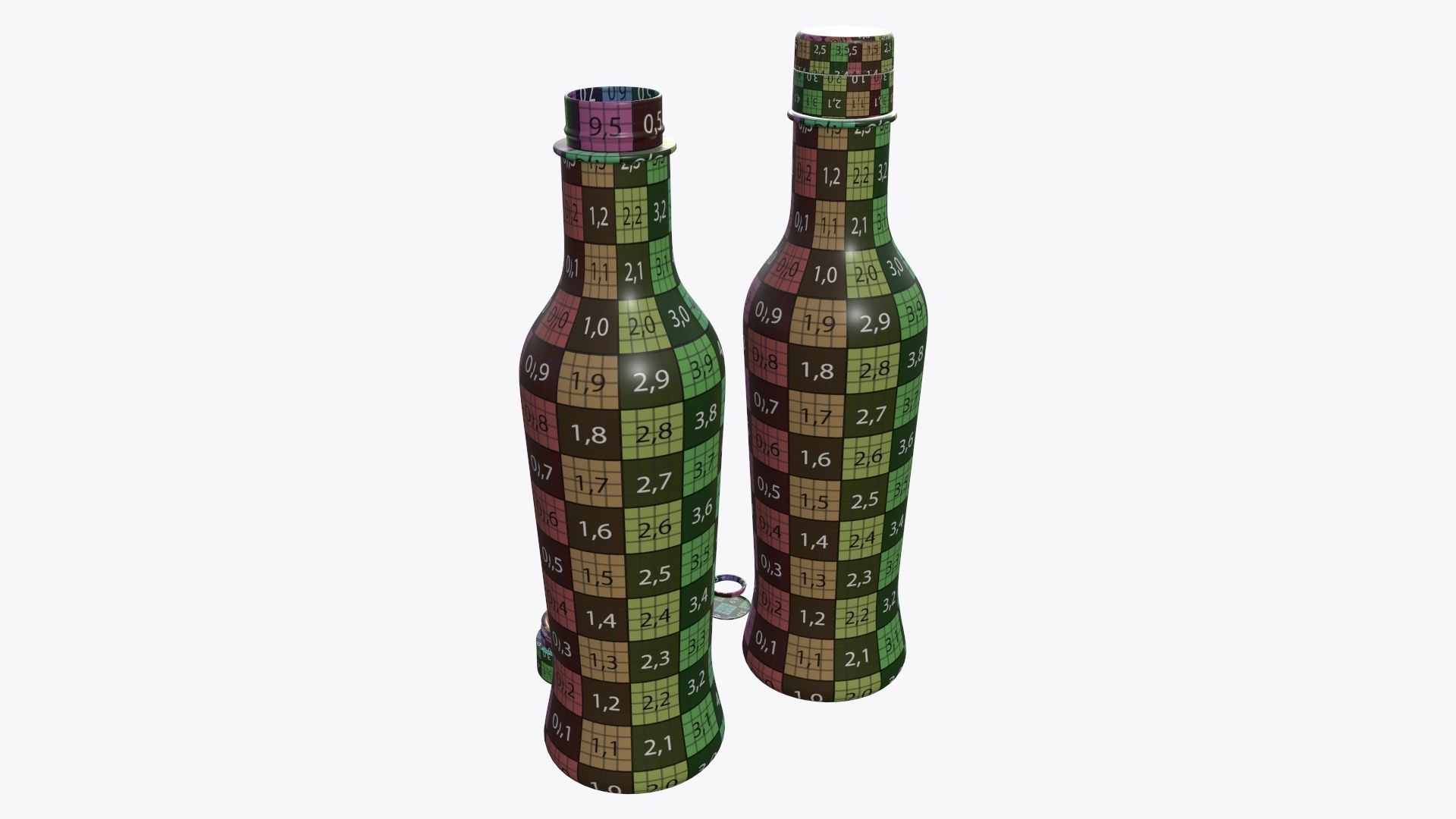 Soy sauce in a bottle 07 3D model_13