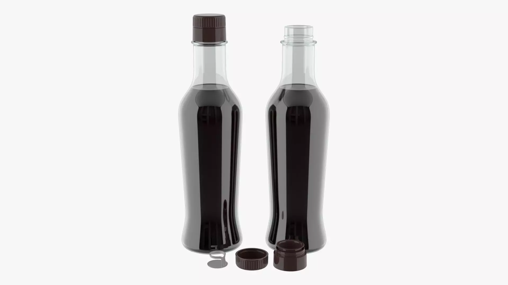Soy sauce in a bottle 07 3D model_0