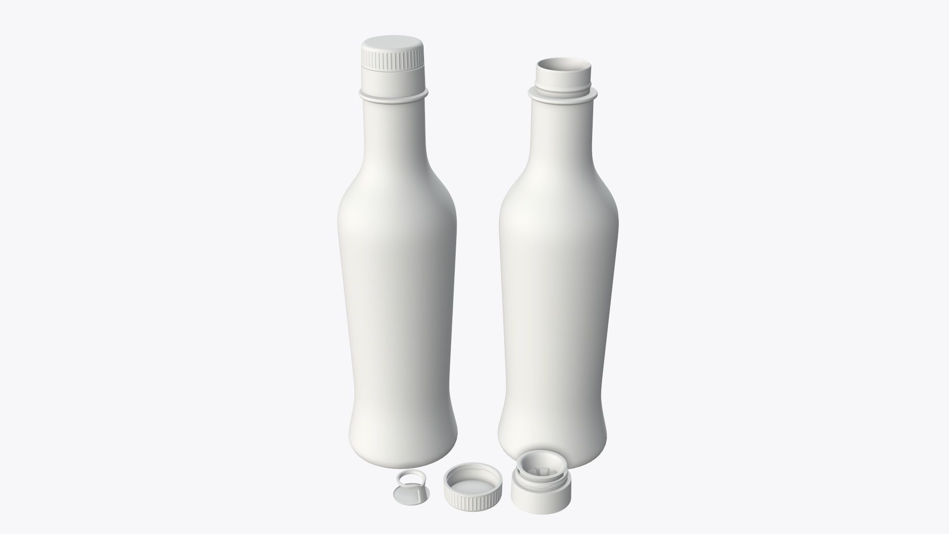 Soy sauce in a bottle 07 3D model_3