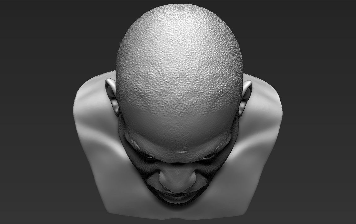 Jon Jones bust 3D printing ready stl obj formats 3D print model_19