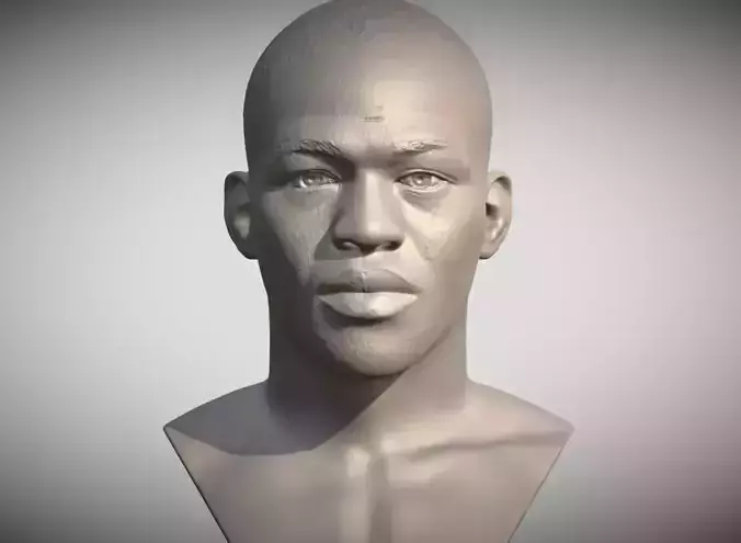 Jon Jones bust 3D printing ready stl obj formats 3D print model
