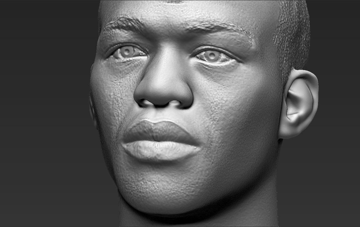 Jon Jones bust 3D printing ready stl obj formats 3D print model_24
