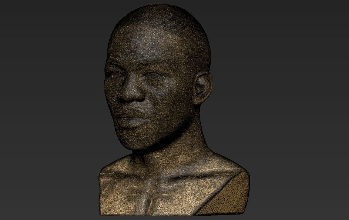 Jon Jones bust 3D printing ready stl obj formats 3D print model_30