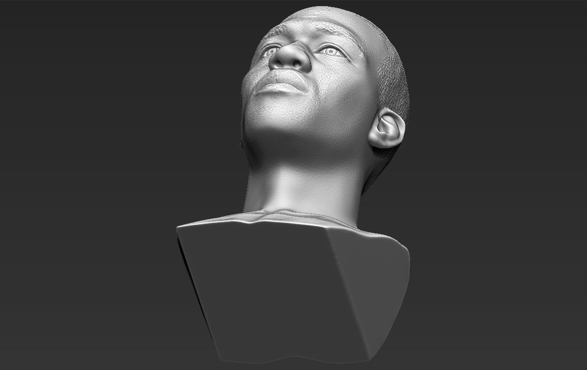 Jon Jones bust 3D printing ready stl obj formats 3D print model_27