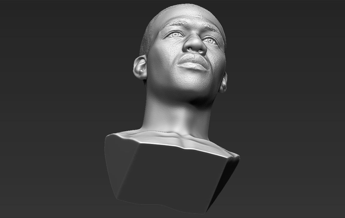 Jon Jones bust 3D printing ready stl obj formats 3D print model_26