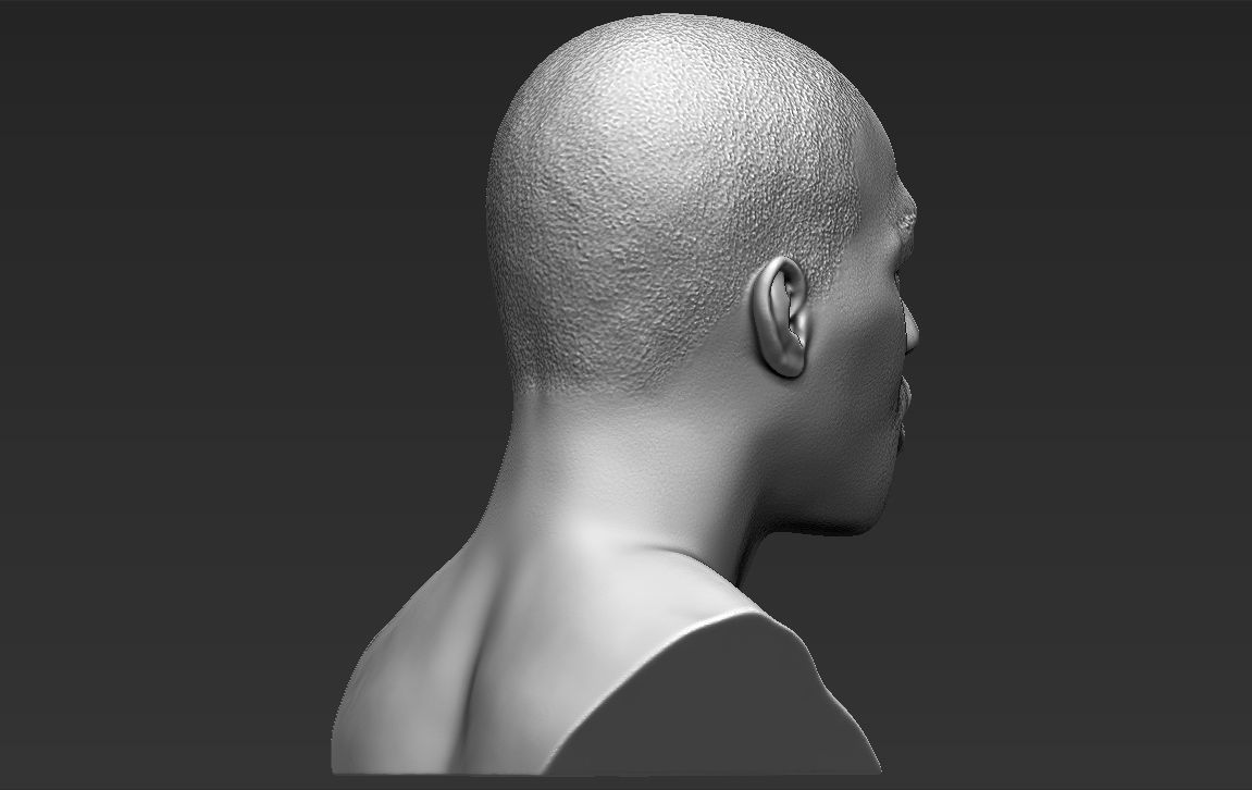 Jon Jones bust 3D printing ready stl obj formats 3D print model_12