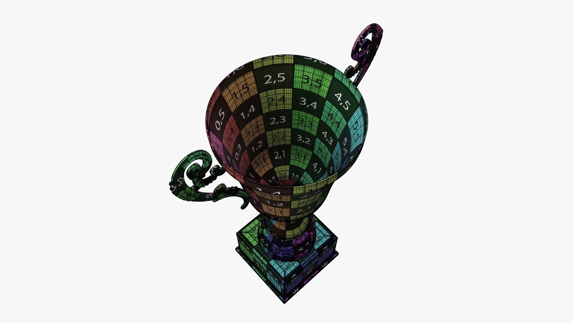 Cup trophy 07 v2 3D model_12