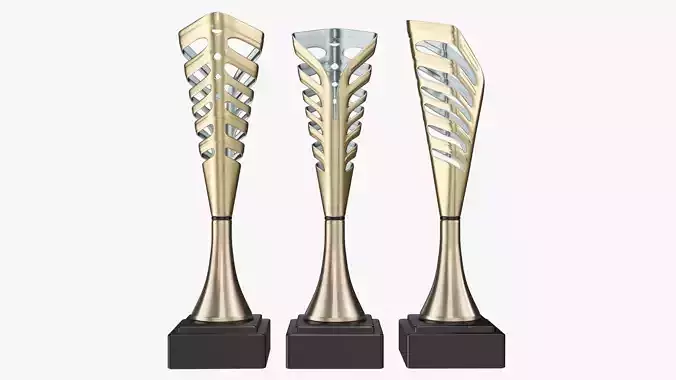 Cup trophy 09 3D model