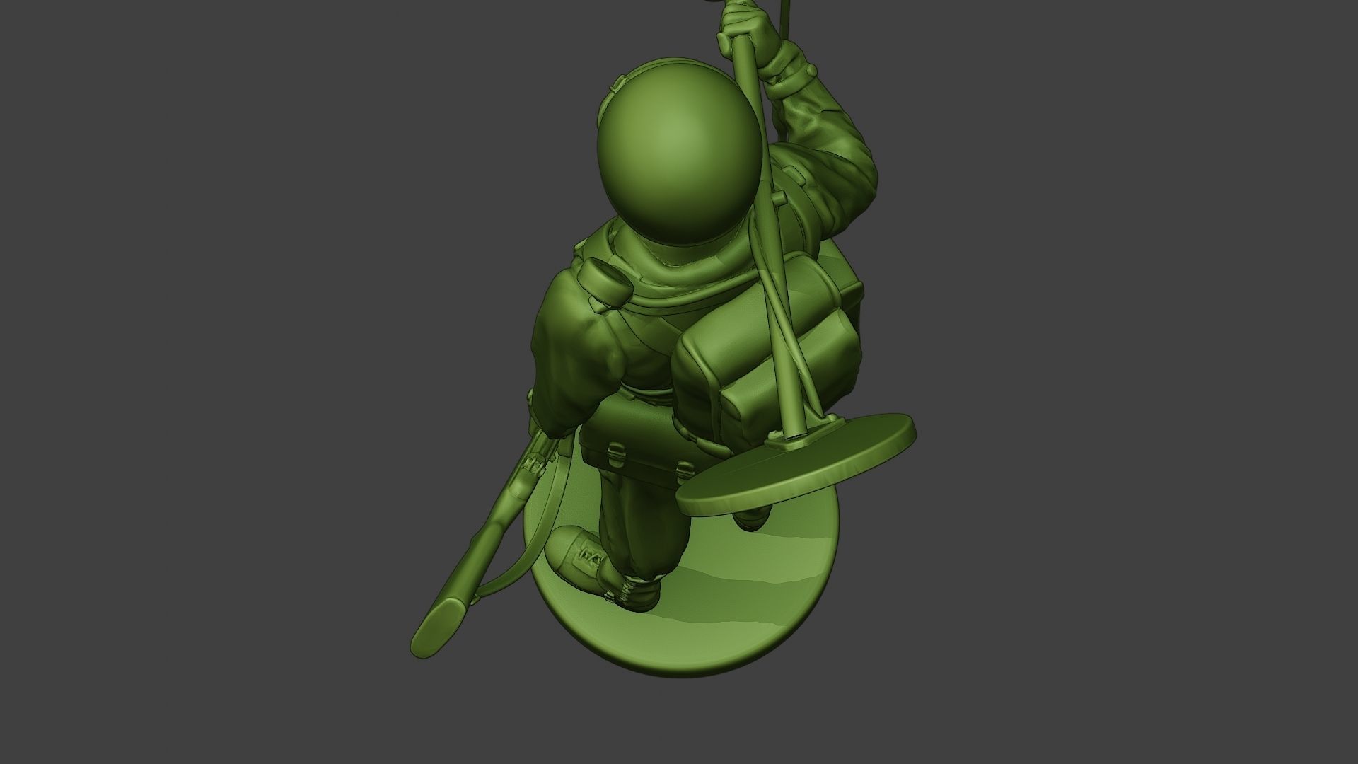 American engineer soldier ww2 Stand2 A9 3D print model_15